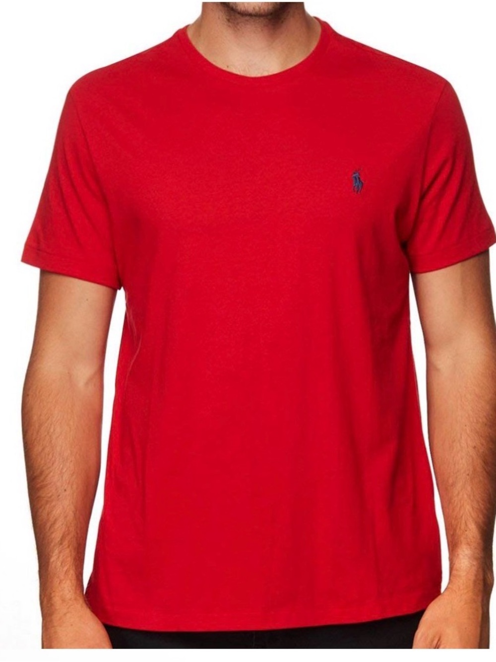 Vintage Polo by Ralph Lauren Red Short Sleeve Crew Neck Tee